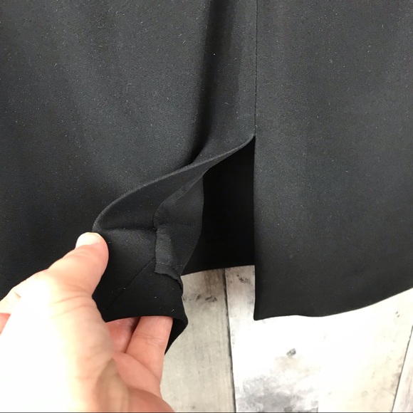 Armani Collezioni Black Ruched Back Skirt Sz 8 EUC - Picture 5 of 8